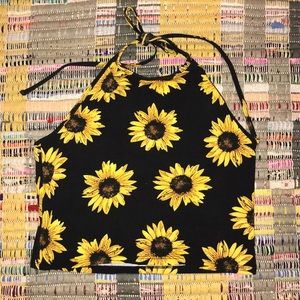 Sunflower crop top